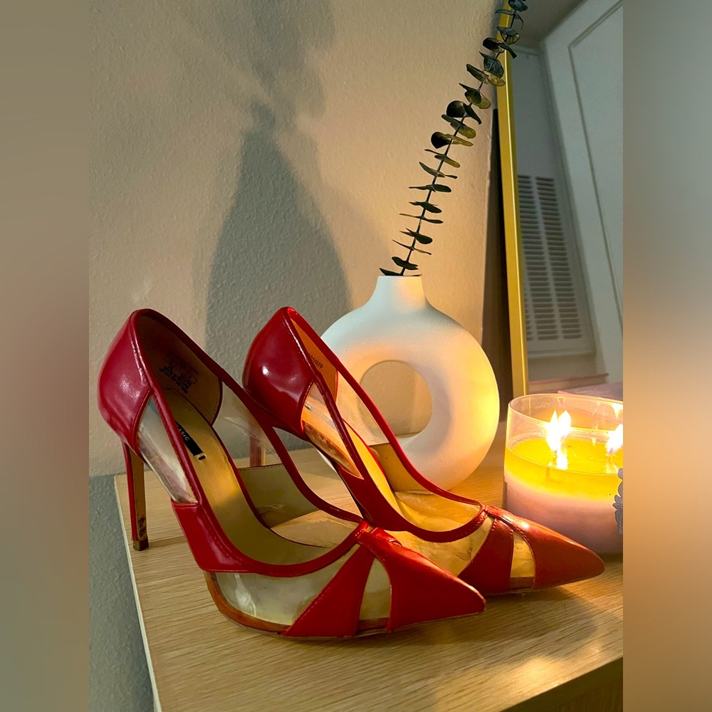 Red stilettos